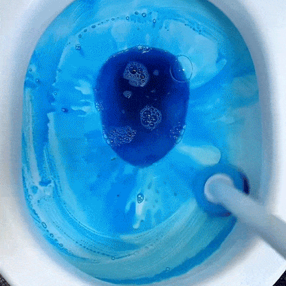 🚽Disposable brush heads and hands-free design for effortless bathroom cleaning-HG