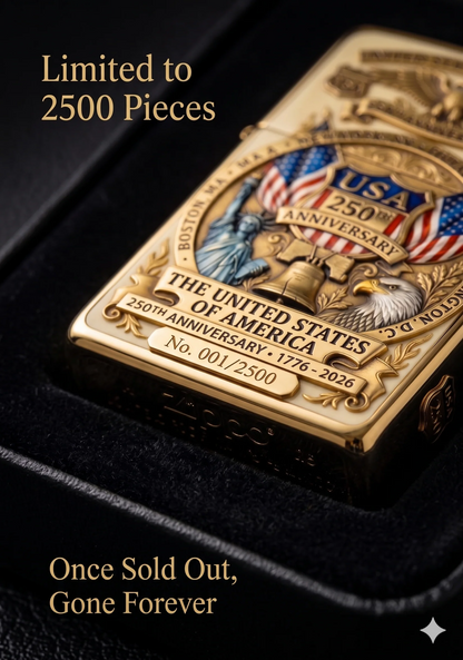🔥🎁USA 250th Anniversary Lighter-HG